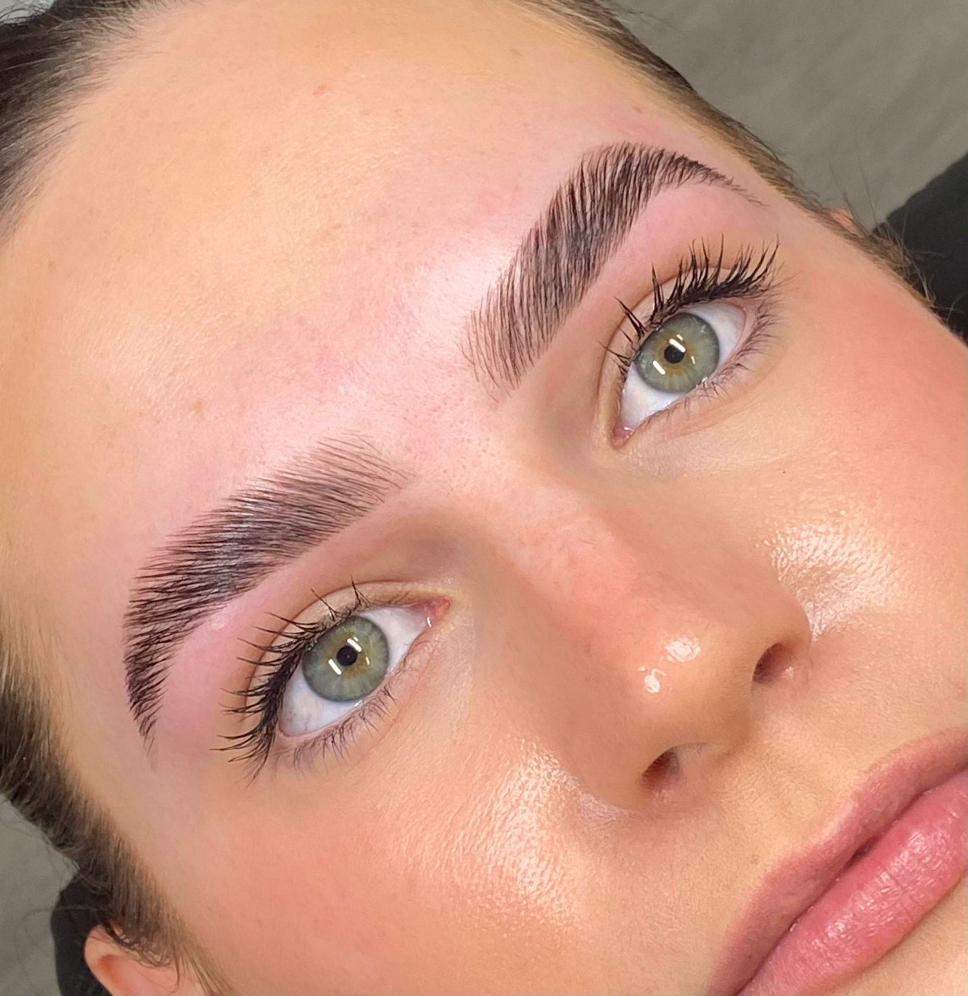 A Close Up Of A Woman's Face With Beautiful Eyebrows — Bloom Skin Brows & Beauty In Bungalow, QLD