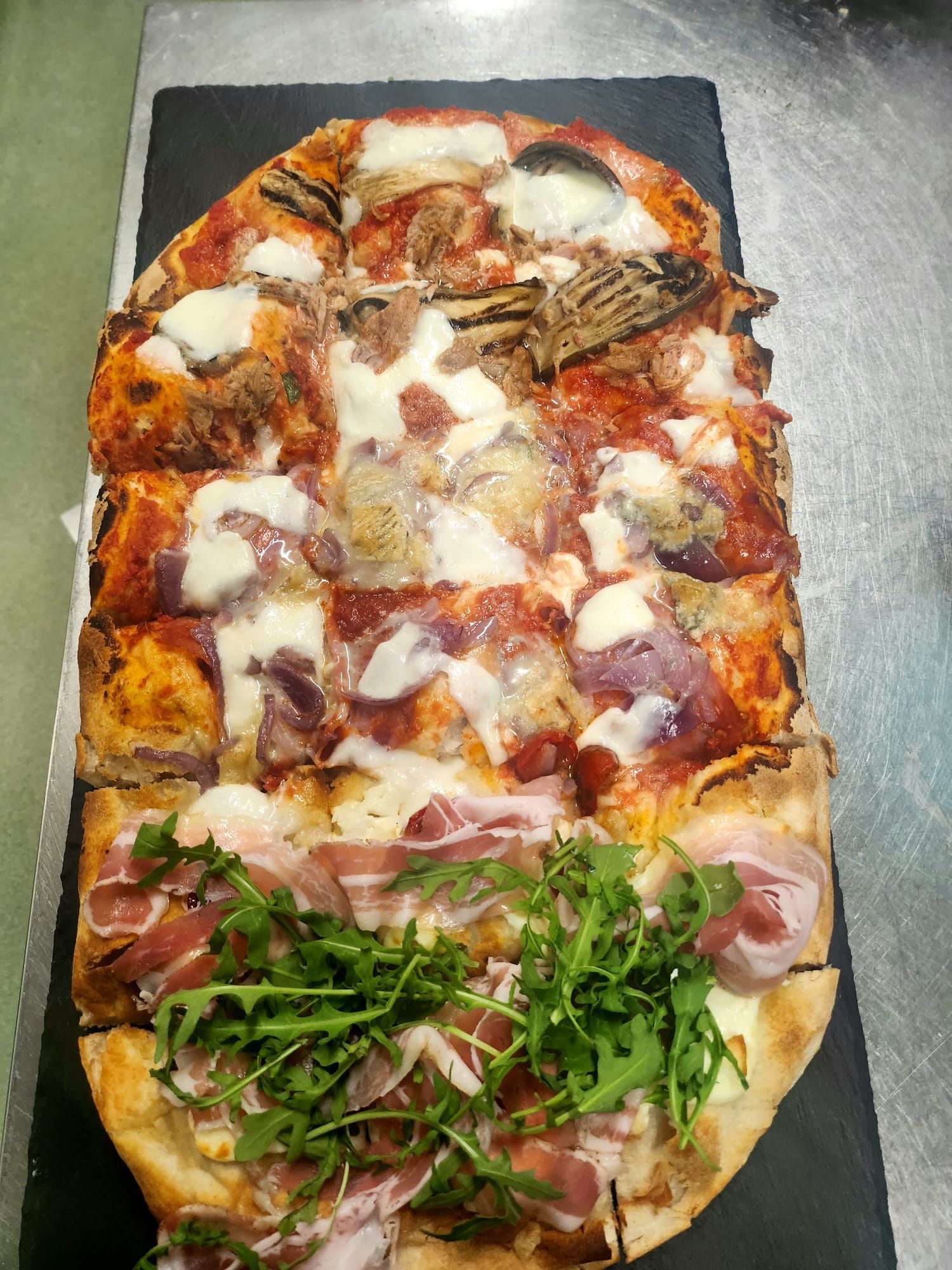 Pizza cotta a legna a Villafalletto