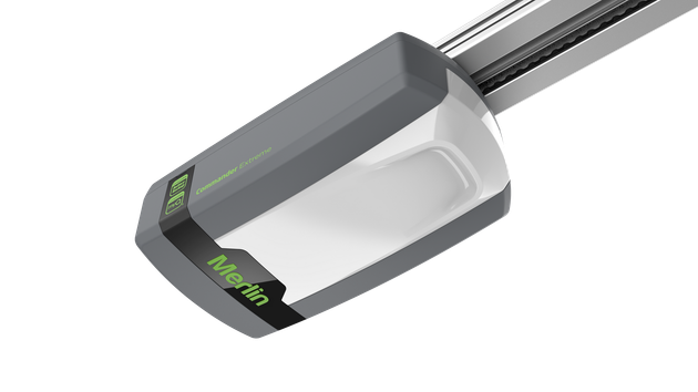 Gray and White Garage Door Opener — Coastal Auto Doors & Gates In Palmwoods, QLD