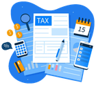 Illustration of Tax Documents Illustration of Tax Documents