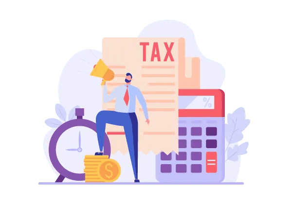 Illustration of Tax Preparation