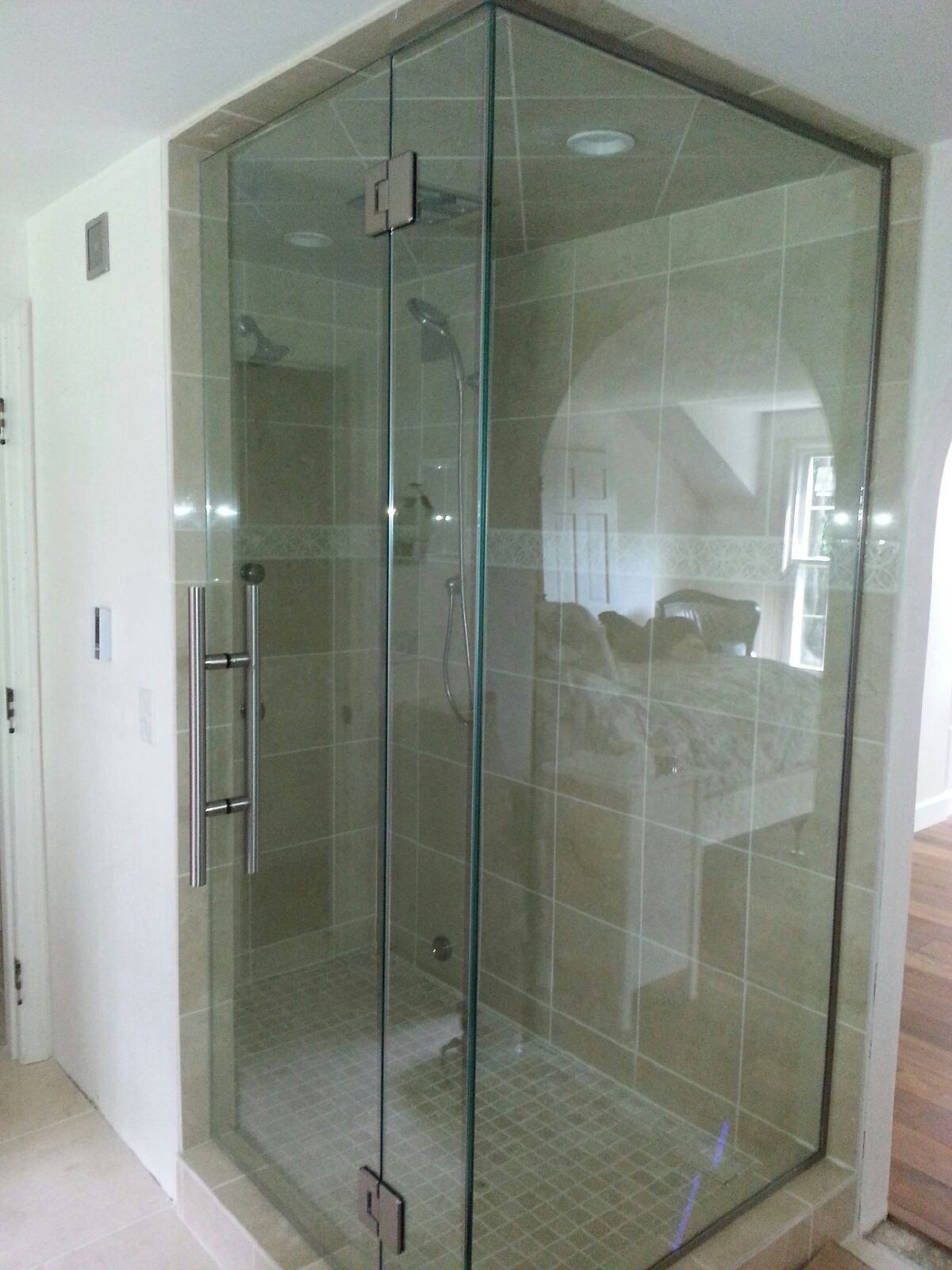 New Installed Shower Glass Enclosure — Kalamazoo, MI — J&J Glass