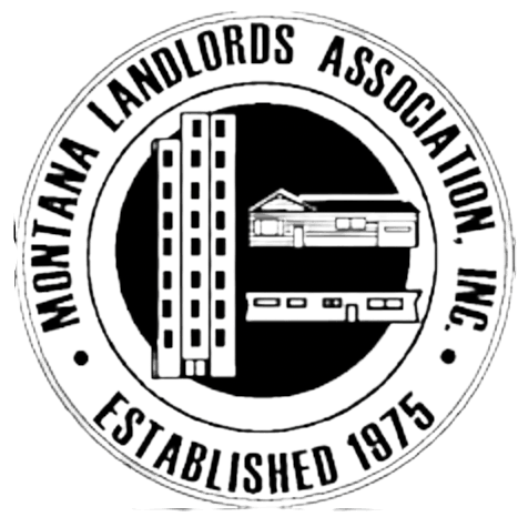 The logo for the montana landlords association established in 1975