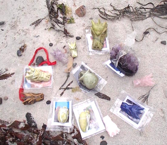 Earth healing on the beach, Iona
