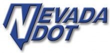 Nevada Department of Transportation logo: blue letters with a stylized 