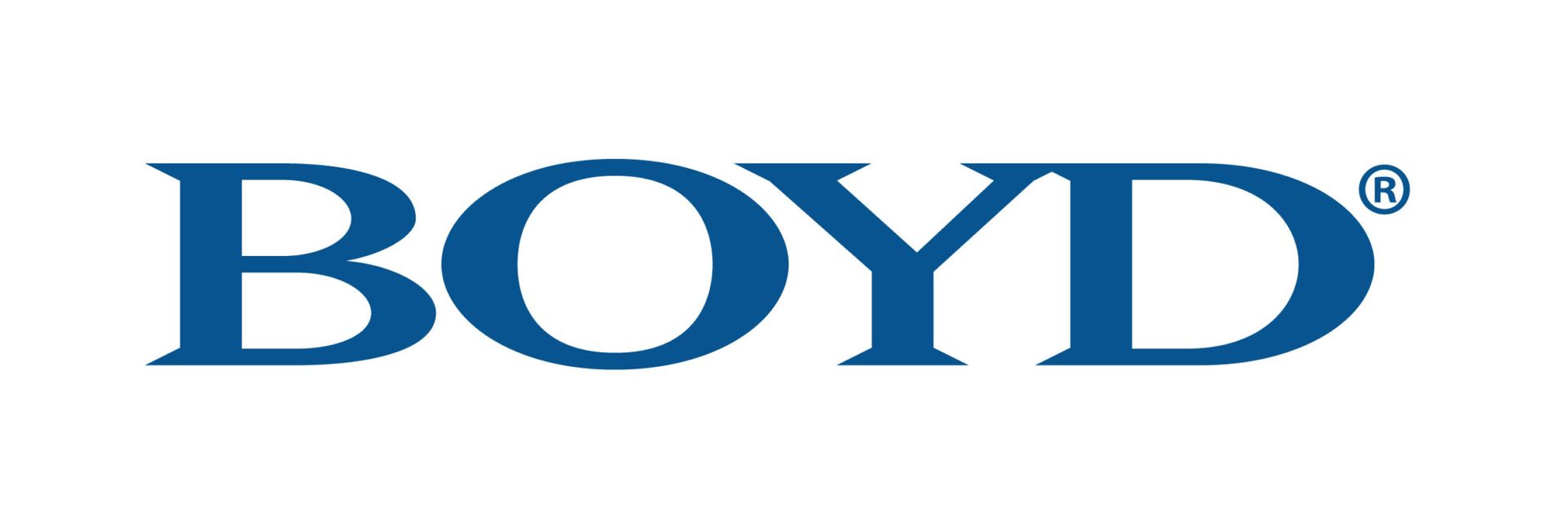 BOYD logo in blue.