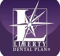 Liberty Dental Plan logo: white 