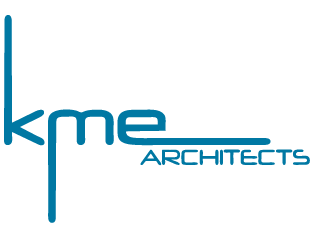 KME Architects logo, teal 