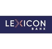 Lexicon Bank logo: white 