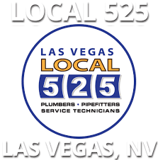 Logo for Las Vegas Local 525: blue circle with text 