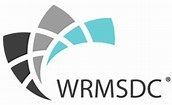 WRMSDC logo: Abstract, segmented shape in gray, teal, and black; company name.