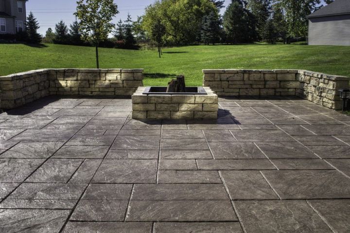 Stampede concrete patio