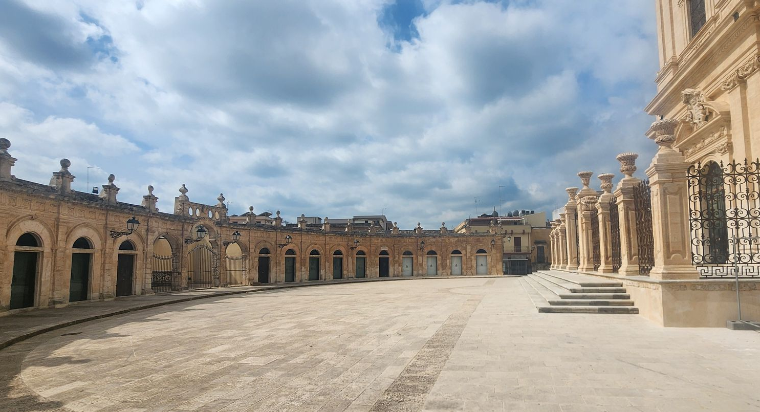 Loggia at the Duomo Santa Maria Maggiore in Ispica