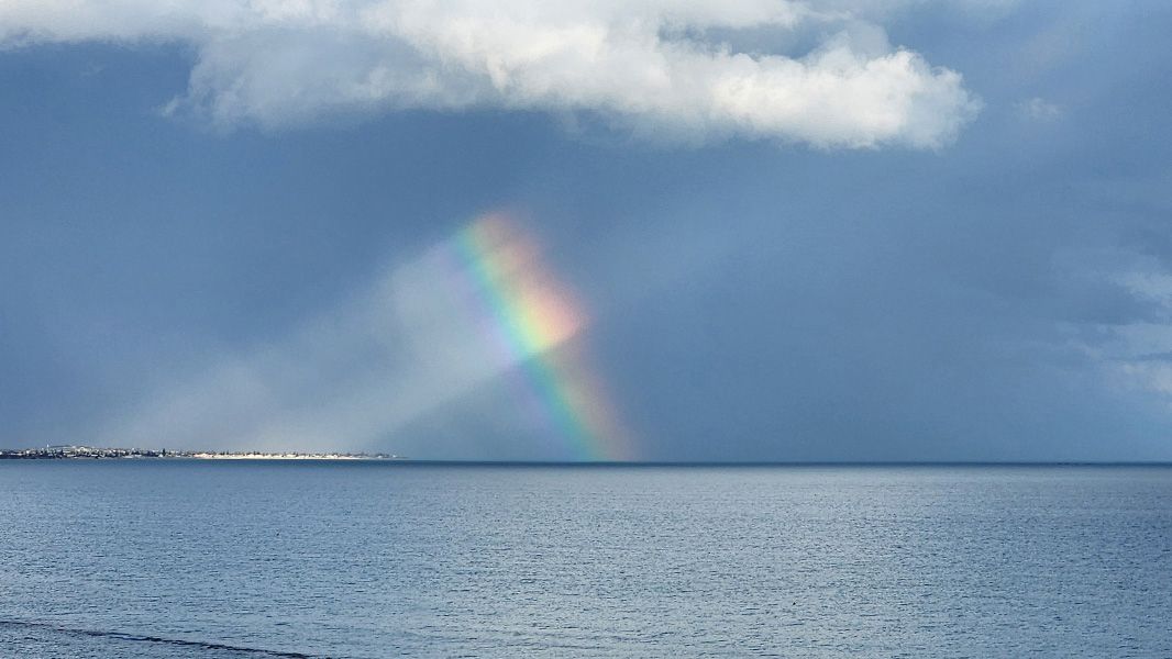 pre-dawn from the beach cottage in the sky