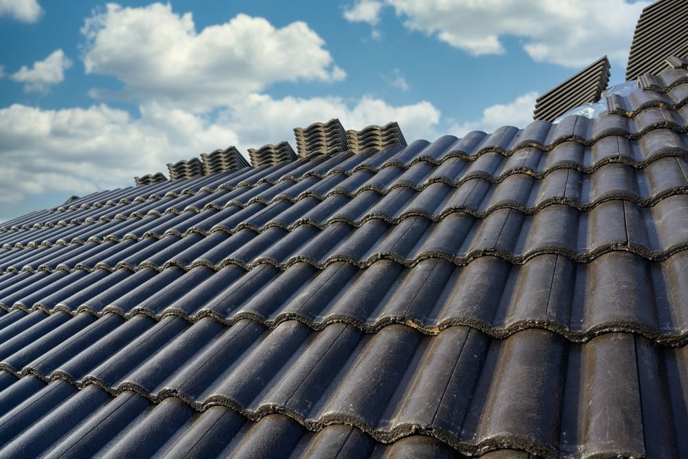 Close view of a tiled roof — Qualified Roofer in Canberra