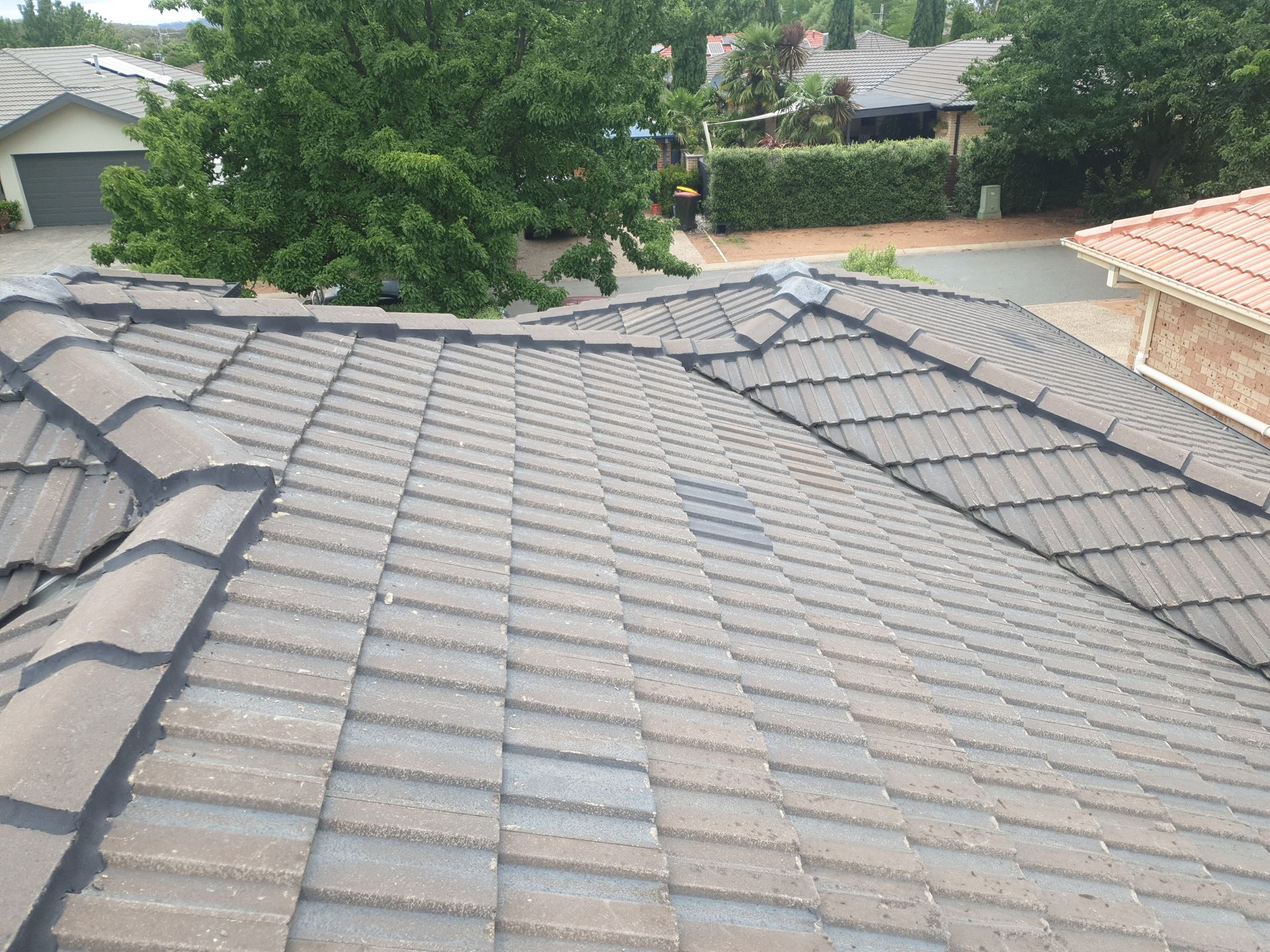 Close up of a metal roof — Qualified Roofer in Canberra