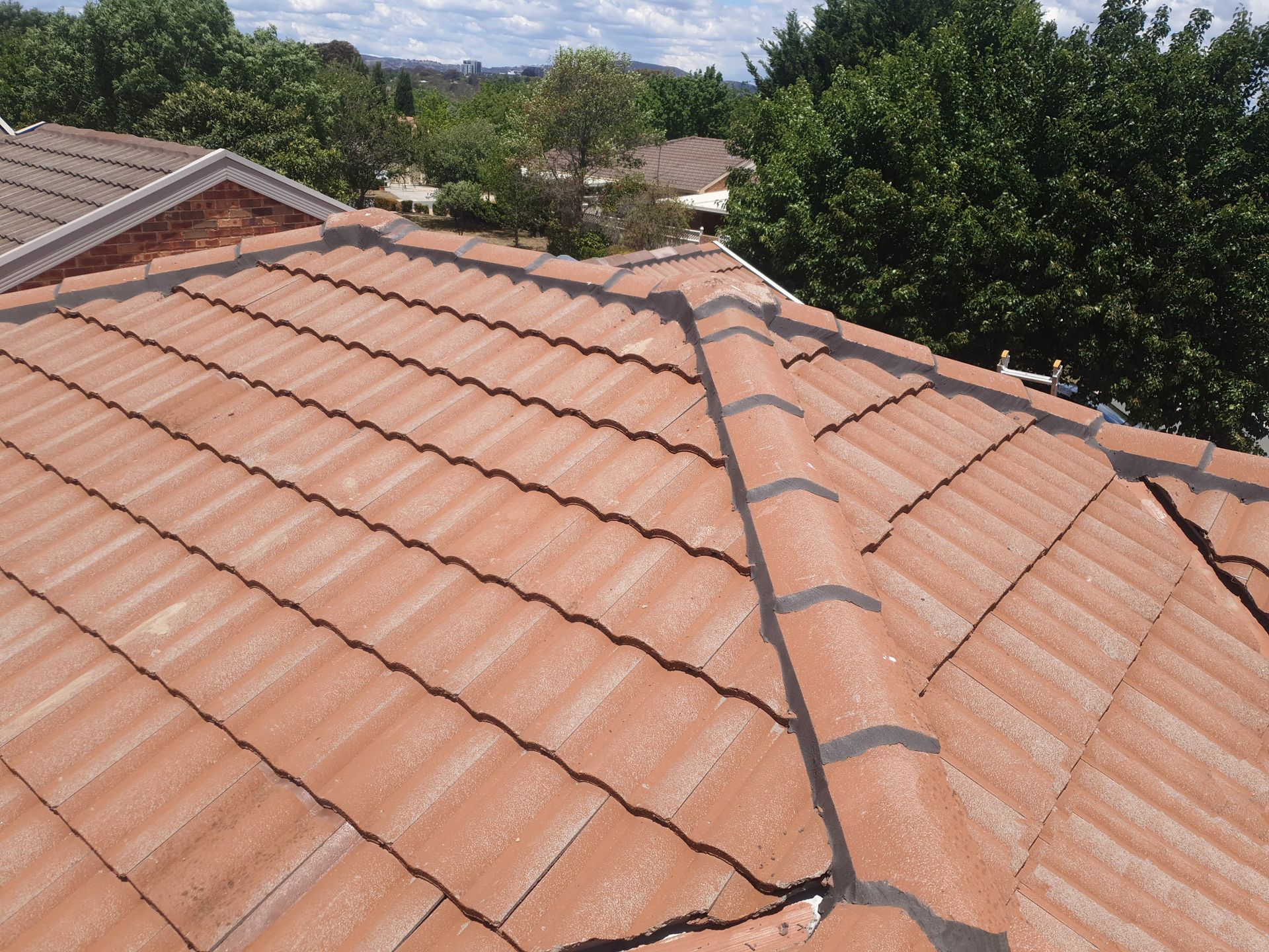 Roof ridge capping — Qualified Roofer in Canberra