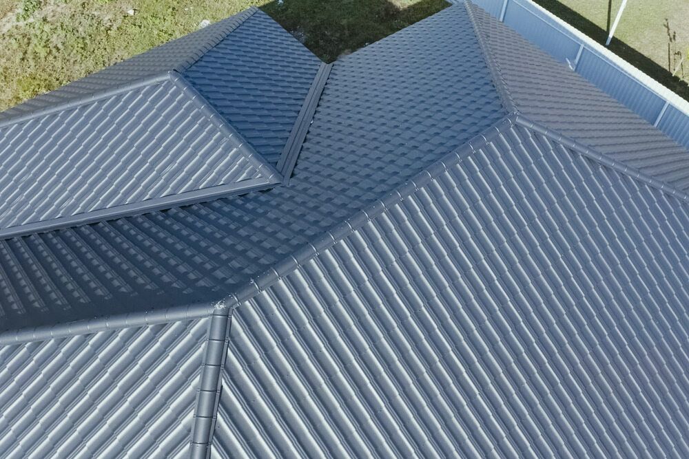 Grey metal roof — Licensed Roofer in Bungendore