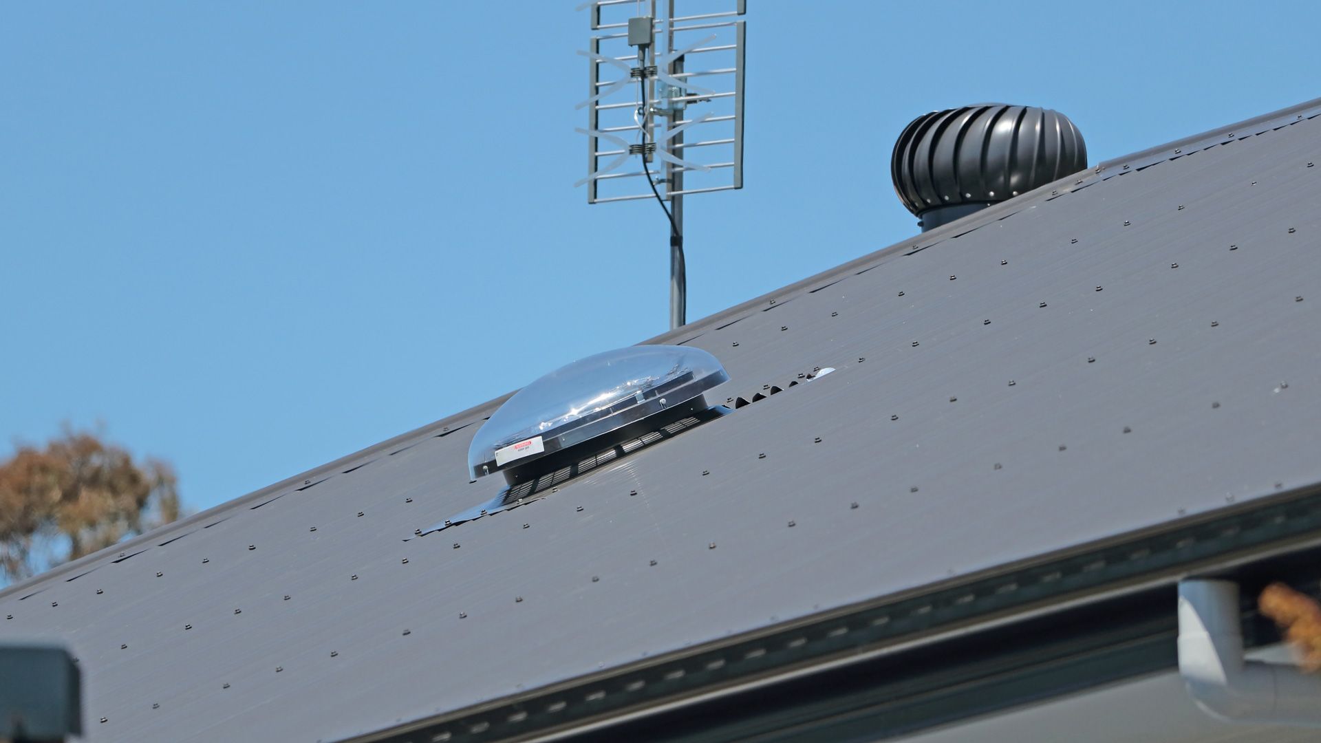 Black Roof ventilation — Trusted Roofer in Queanbeyan
