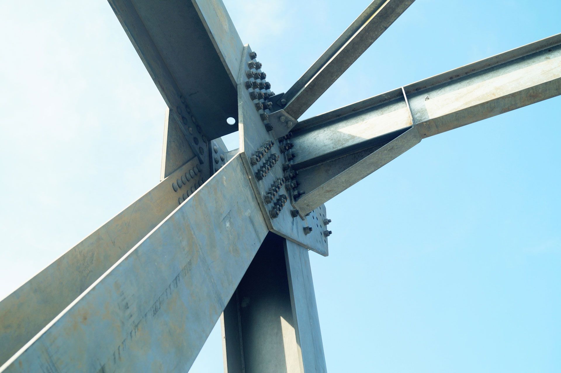 Steel brackets in construction, ensuring structural integrity and support for long-lasting