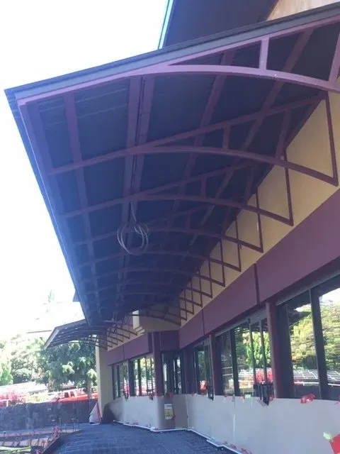 Awning frame in Kona — Kailua Kona, HI — Incom Inc