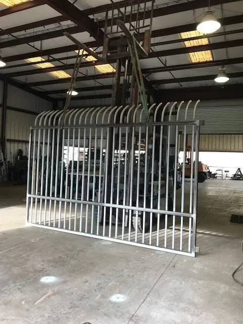 Custom 8'x12' entry gate — Kailua Kona, HI — Incom Inc