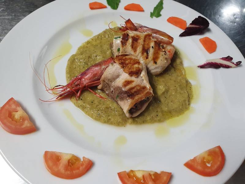 secondo piatto a base di pesce