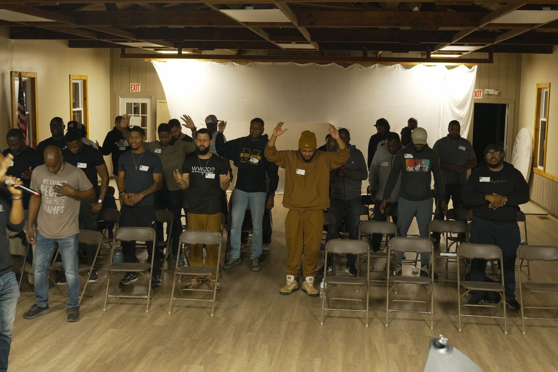 COTR Men's Ministry on retreat