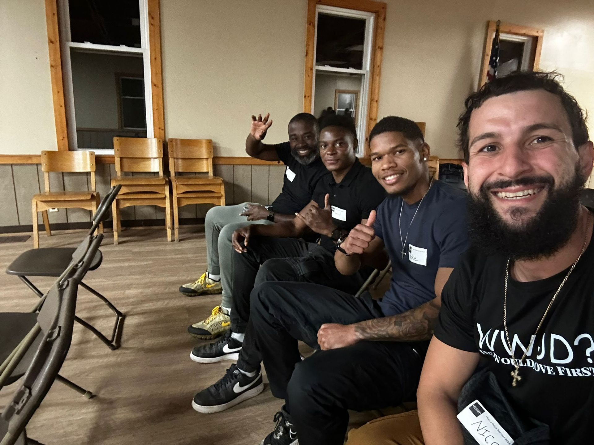 COTR Men's Ministry on retreat