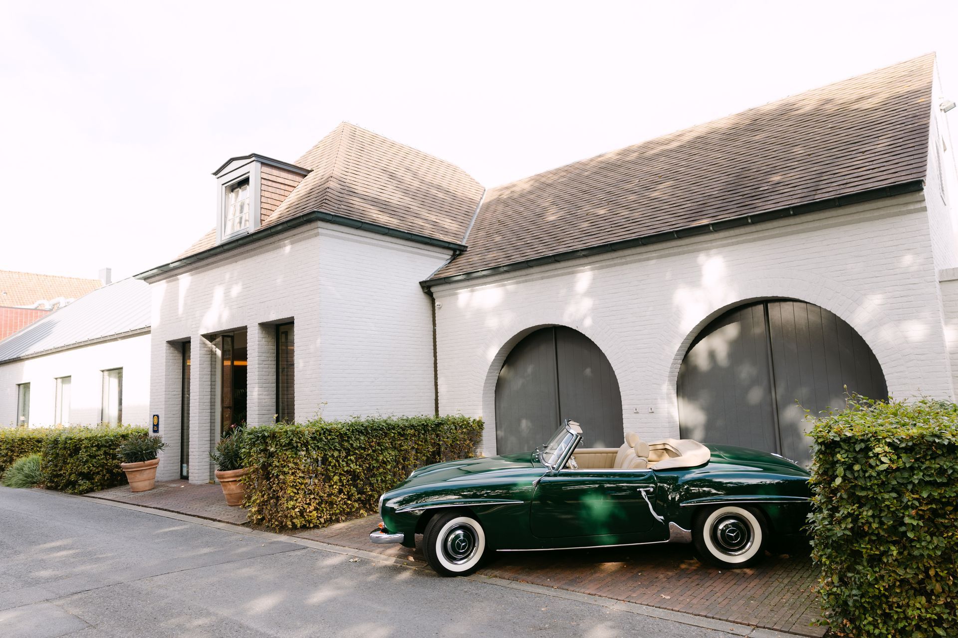 Ingang  feestzaal t'Hoornaerts in Izegem, Kachtem