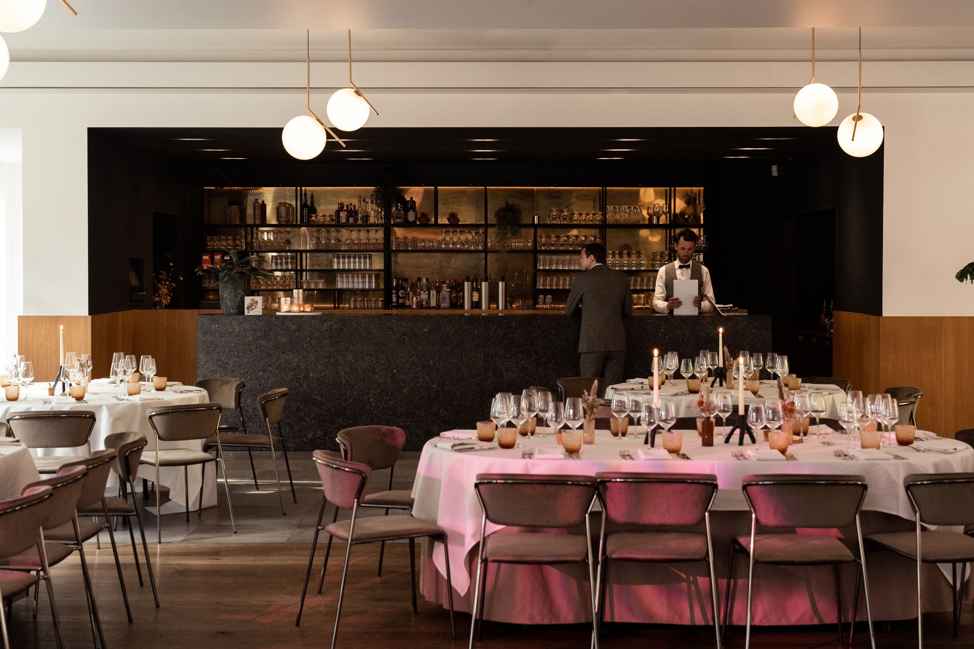 overzicht feestzaal t'Hoornaerts in Izegem, Kachtem