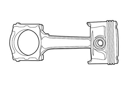 Motora bloks- APE MOTORS, rezerves daļas