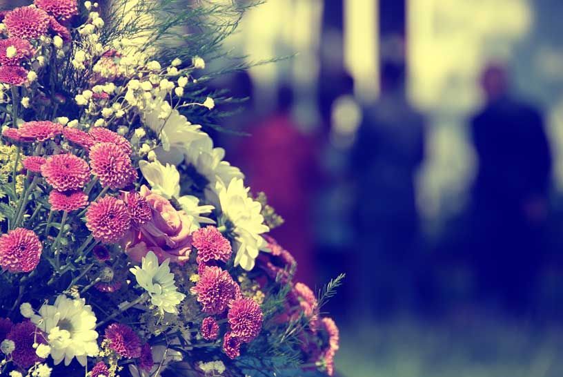 flowers at funerals