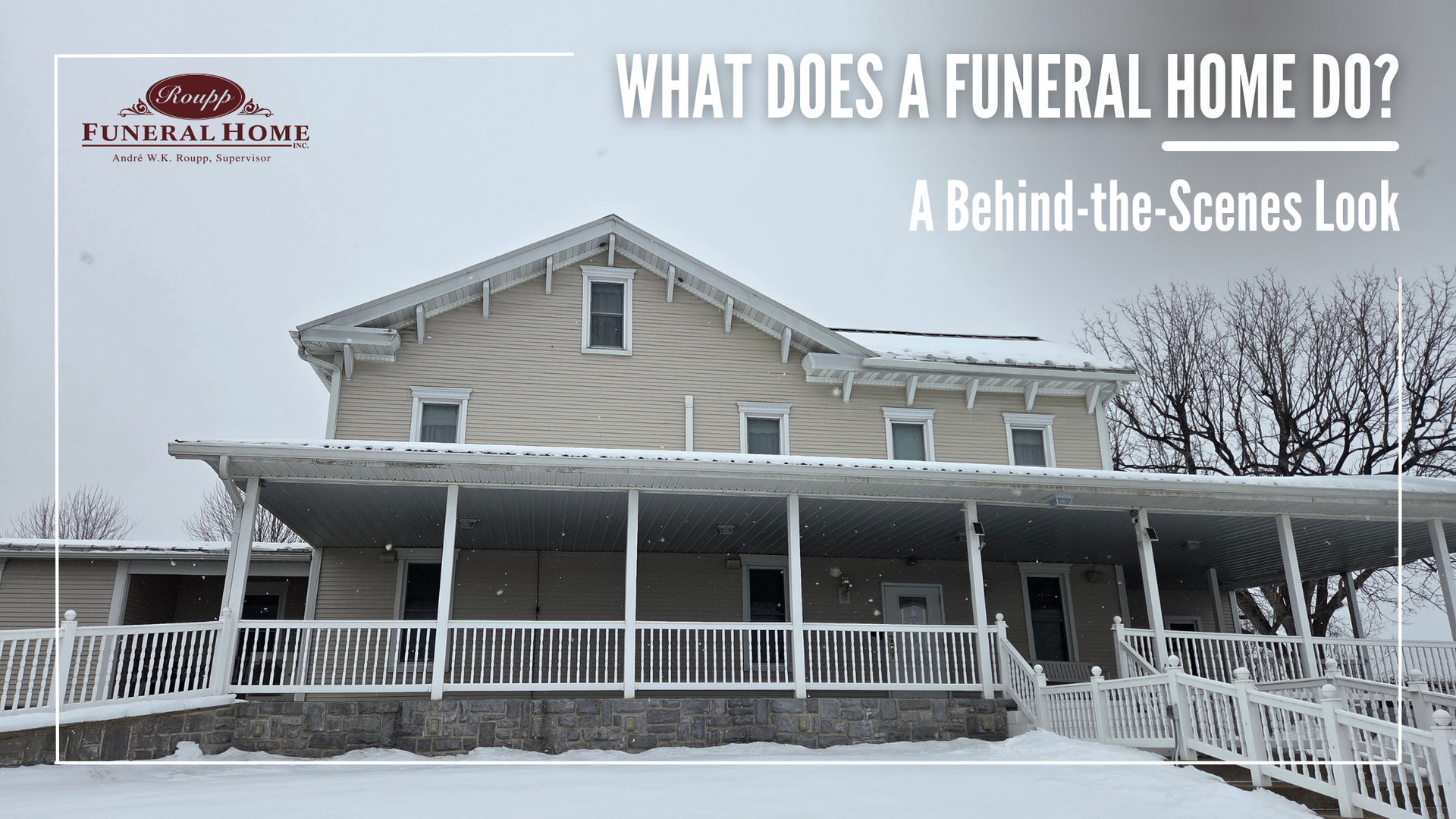 what does a funeral home do