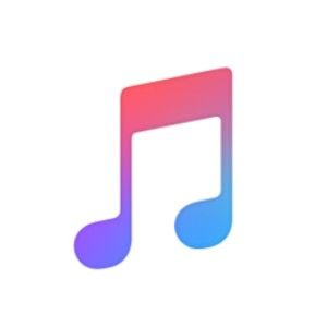 A colorful music note icon, with a gradient of purple to blue to pink hues.