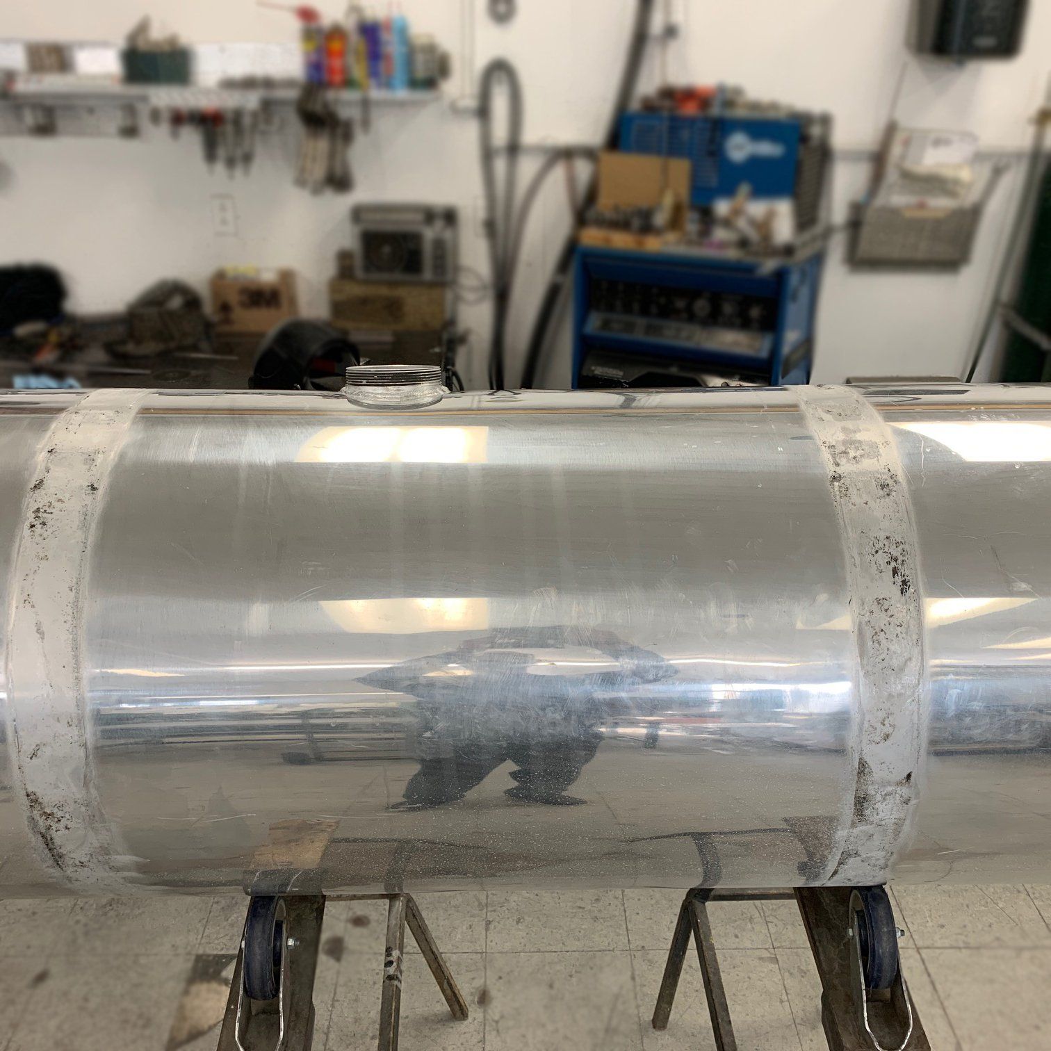 Highway Tractor tank repair