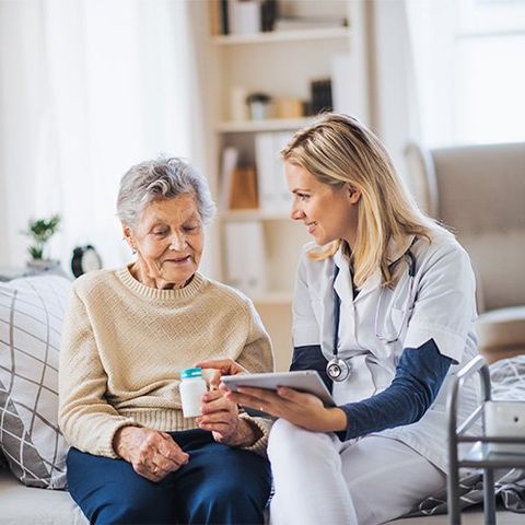 Health Visitor with Tablet — Fairmont, WV — Pevler Law