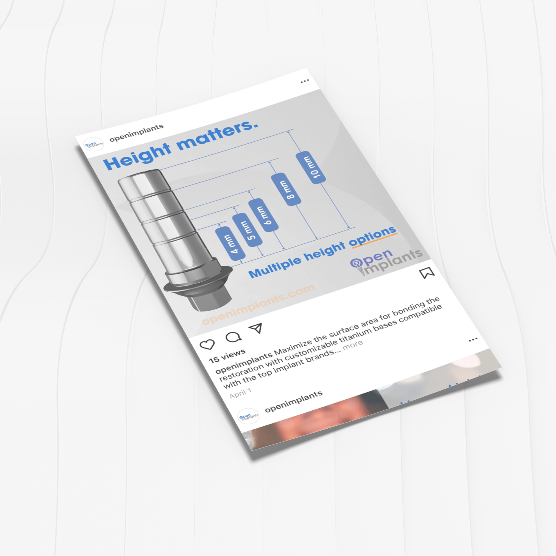 A phone with a picture of a height meter on it.