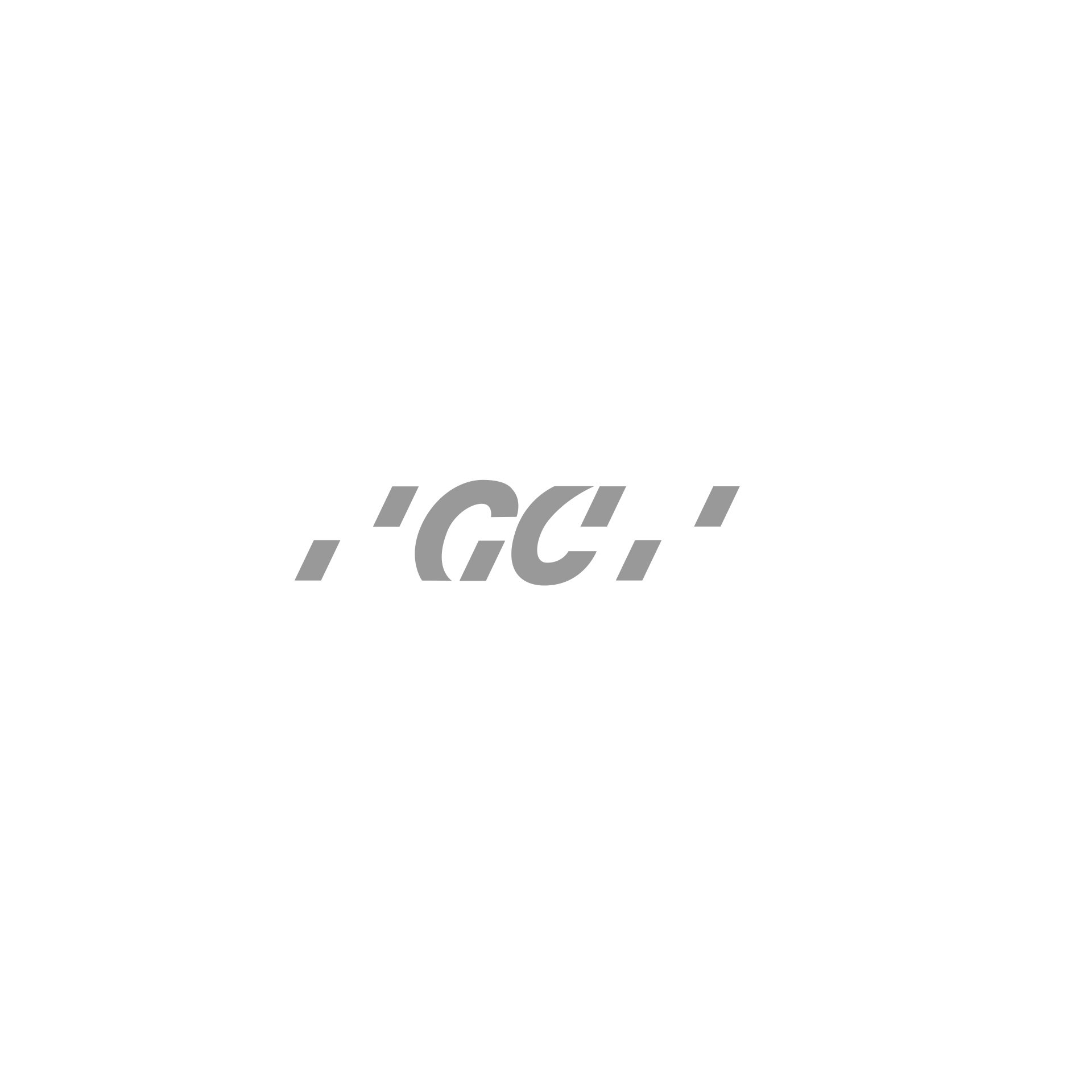 A logo for a company called gc on a white background.