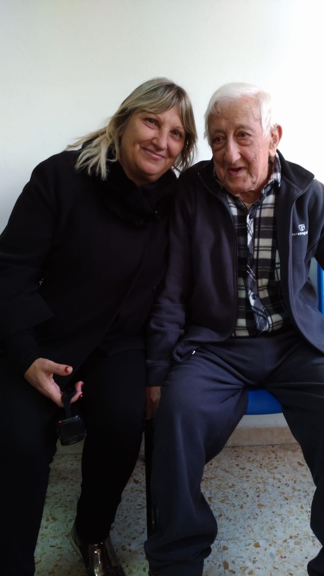 ospiti della comunità per anziani