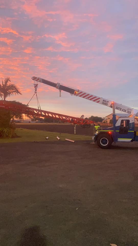 Carry Deck Crane — Drilling in Gatton, QLD
