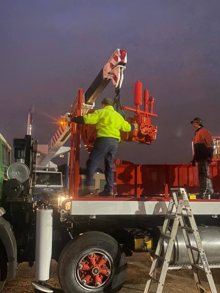 Workers On Drilling Site — Drilling in Warwick, QLD