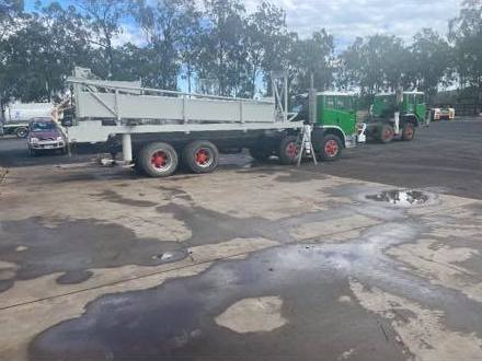 Drilling Site With Vehicles — Drilling in Gatton, QLD