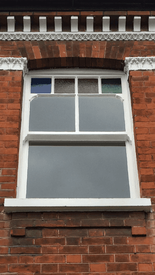 Restored sash window