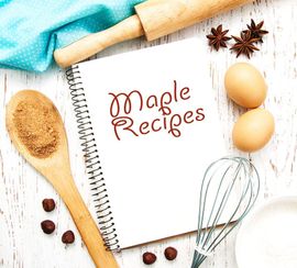 Maple Recipes Book & Ingredients