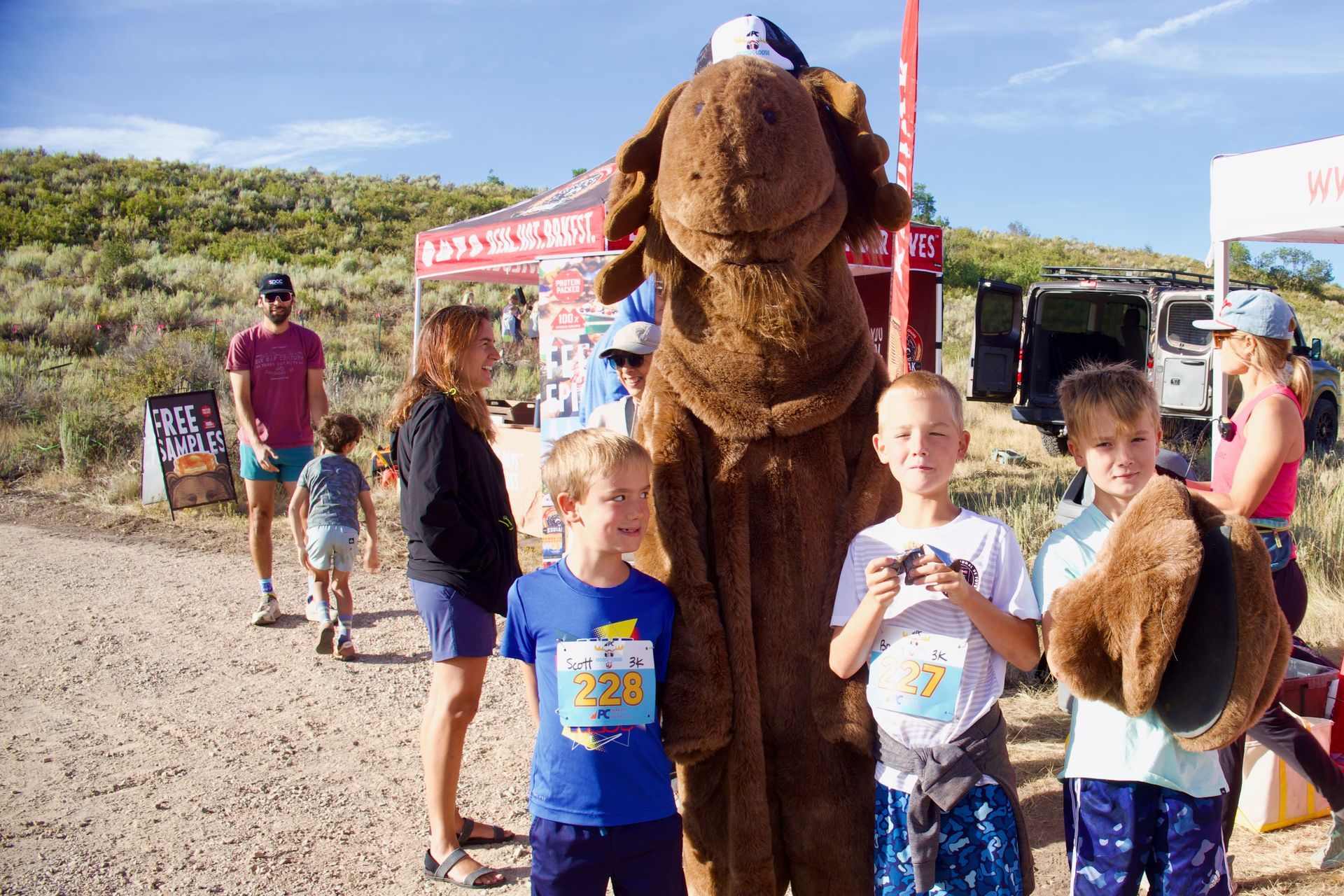 Racers and the Moose!