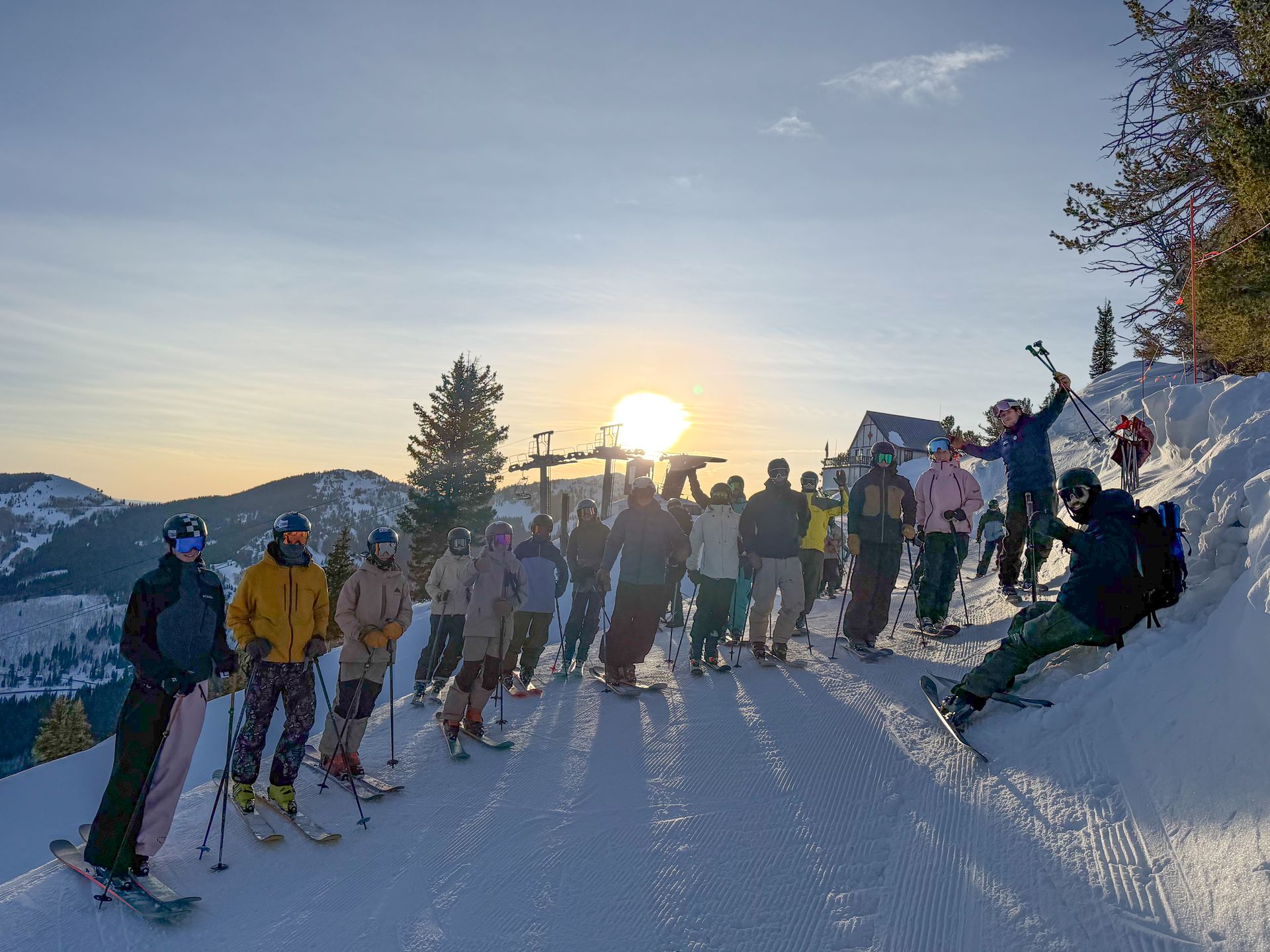 Wrapping up a glorious day