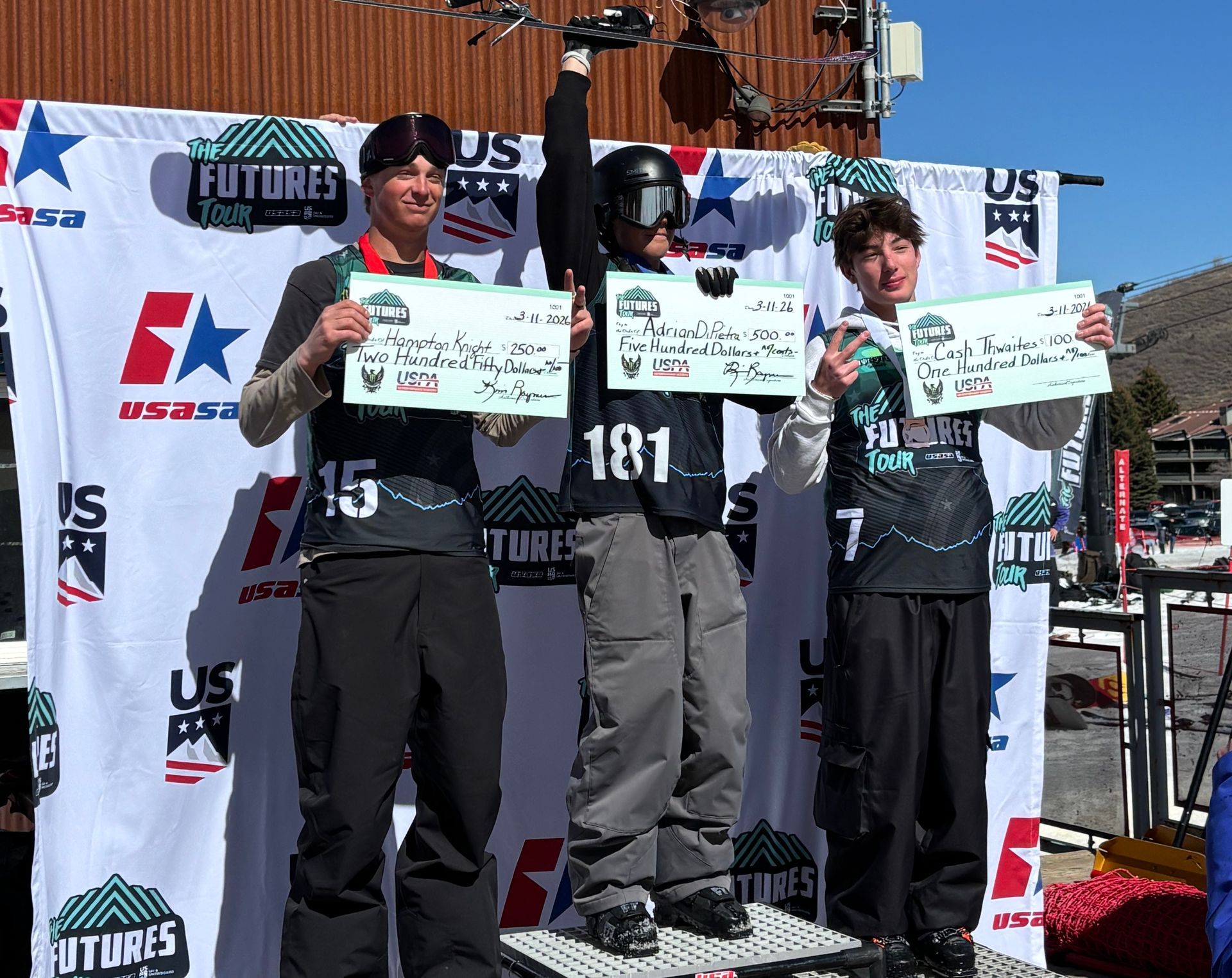 Futures Tour Podium Women