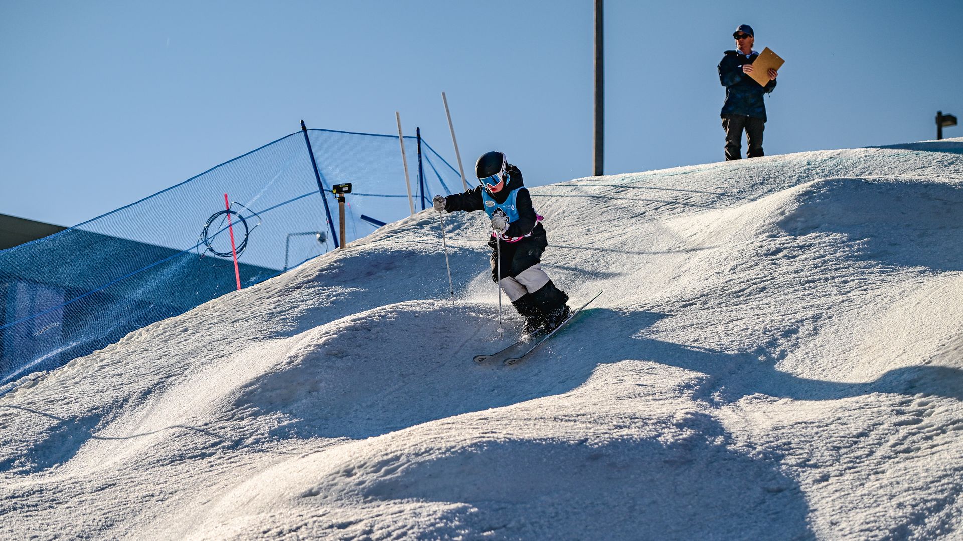PCSS athlete Reese Hughes pushing out of the gate during her finals run