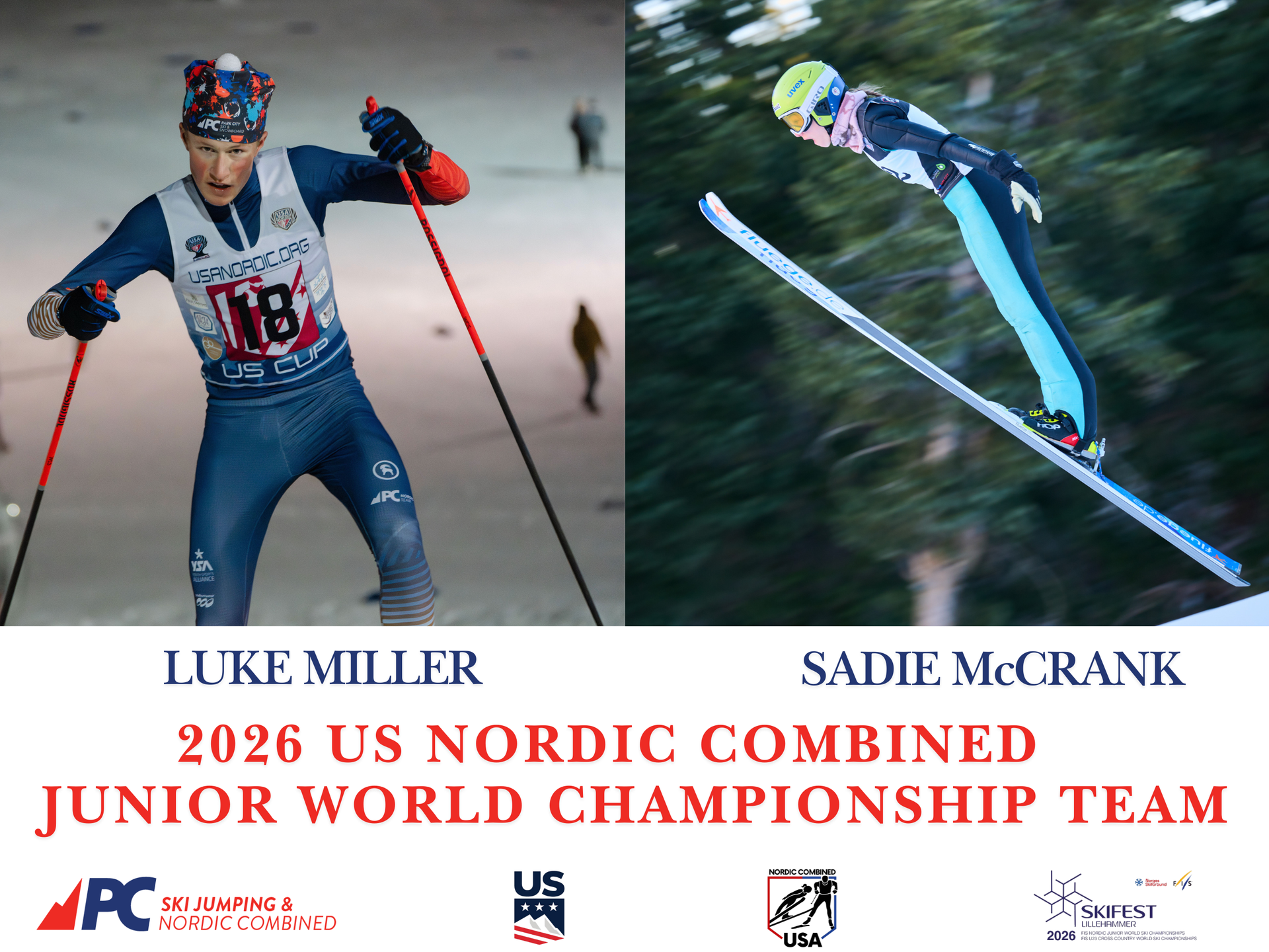 Miller and McCrank off to World Junior Championships!